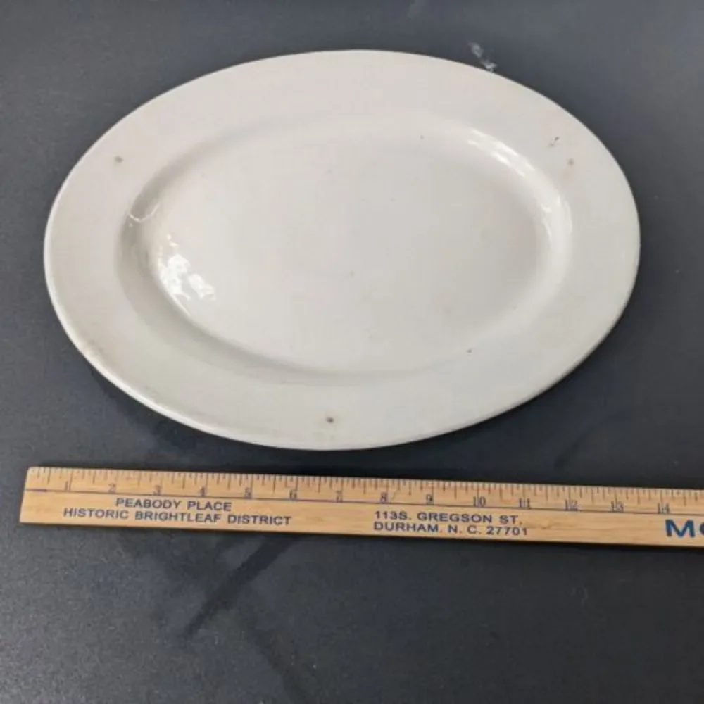 Antique Powell & Bishop‎ English Ironstone China Serving Platter 10x14